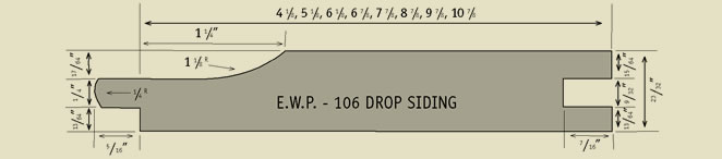 E.W.P.–106 Drop Siding